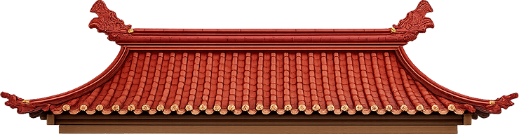 Japanese Temple Roof Eave